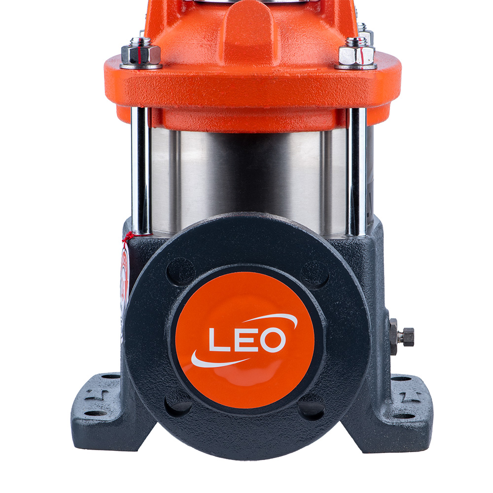 Насос Leo відцентровий багатоступінчастий вертикальний 380В 4кВт H 68(58) м Q 392(250) л/хв нерж 3.0 innovation LVR15-5