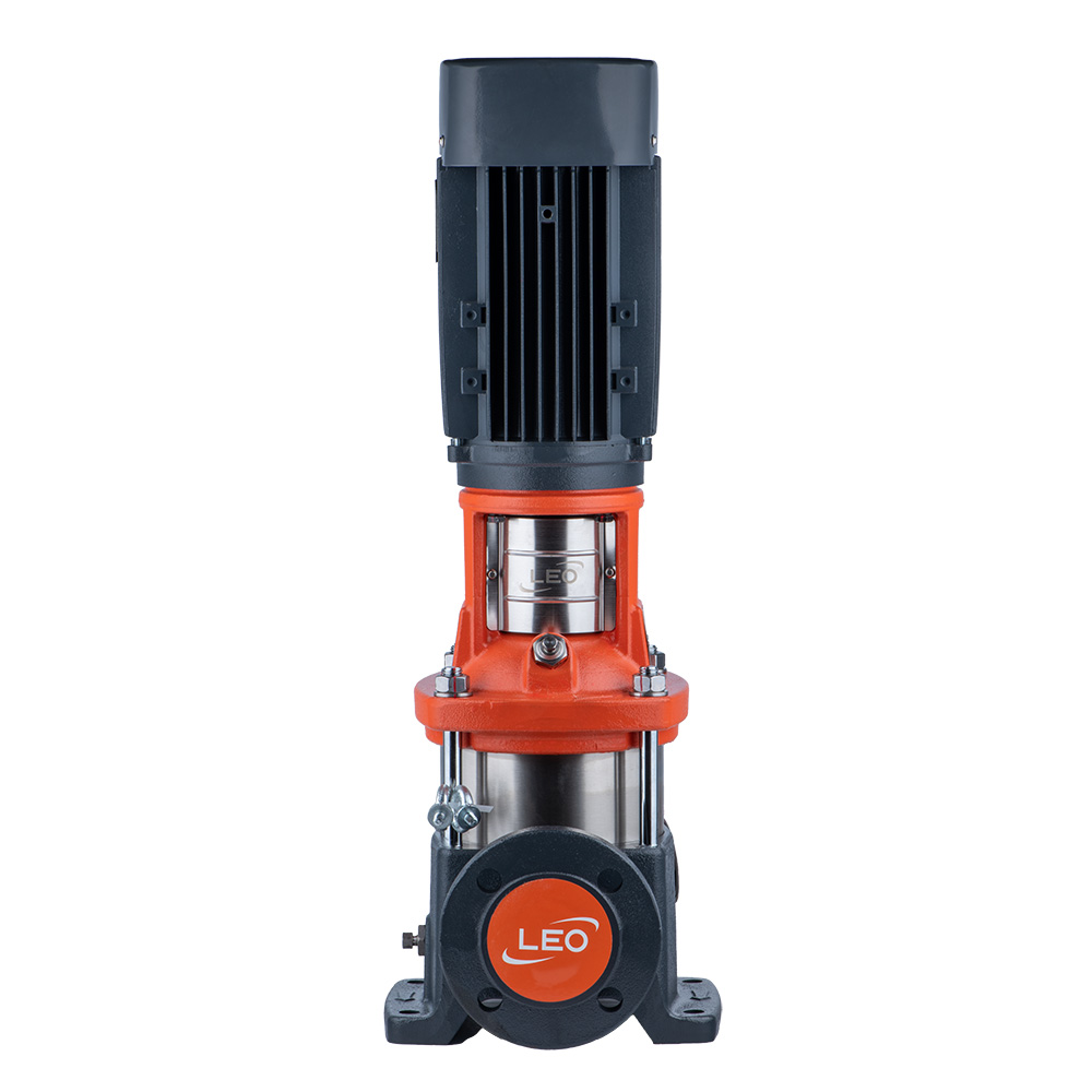 Насос Leo відцентровий багатоступінчастий вертикальний 380В 5.5кВт H 95(83) м Q 392(250) л/хв нерж 3.0 innovation LVR15-7