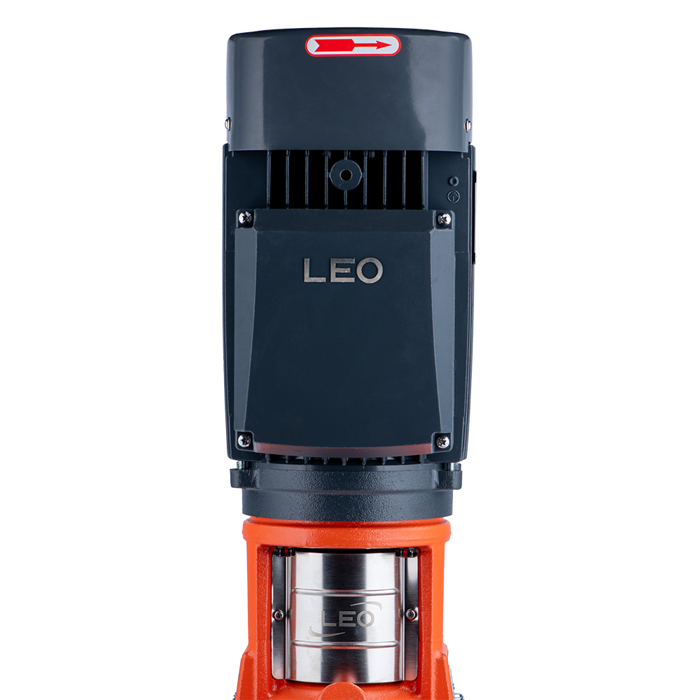 Насос Leo відцентровий багатоступінчастий вертикальний 380В 5.5кВт H 95(83) м Q 392(250) л/хв нерж 3.0 innovation LVR15-7