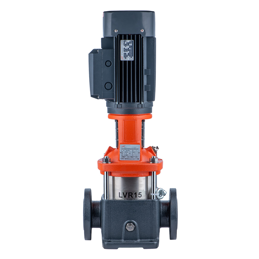 Насос Leo відцентровий багатоступінчастий вертикальний 380В 5.5кВт H 95(83) м Q 392(250) л/хв нерж 3.0 innovation LVR15-7