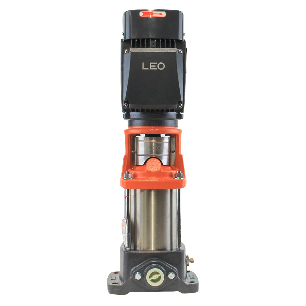 Насос Leo відцентровий багатоступінчастий вертикальний 380В 7.5кВт H 121(108) м Q 392(250) л/хв нерж 3.0 innovation LVR15-9