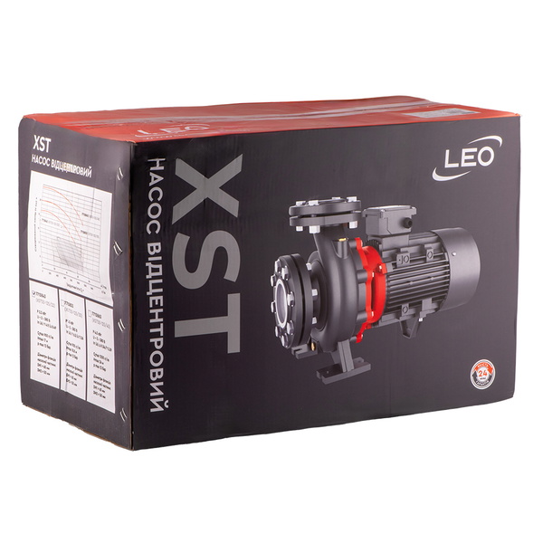 Насос Leo відцентровий горизонтальний 380В 4кВт Hmax 24 м Qmax 1200 л/хв 3.0 XST50-125/40