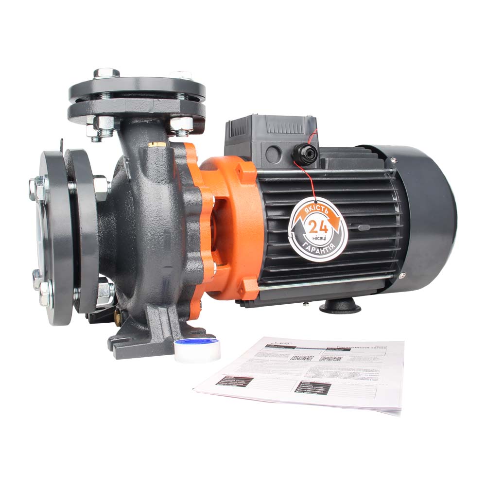 Насос Leo відцентровий горизонтальний 380В 5.5кВт H 44(31) м Q 700(483) л/хв 3.0 XST40-200/55