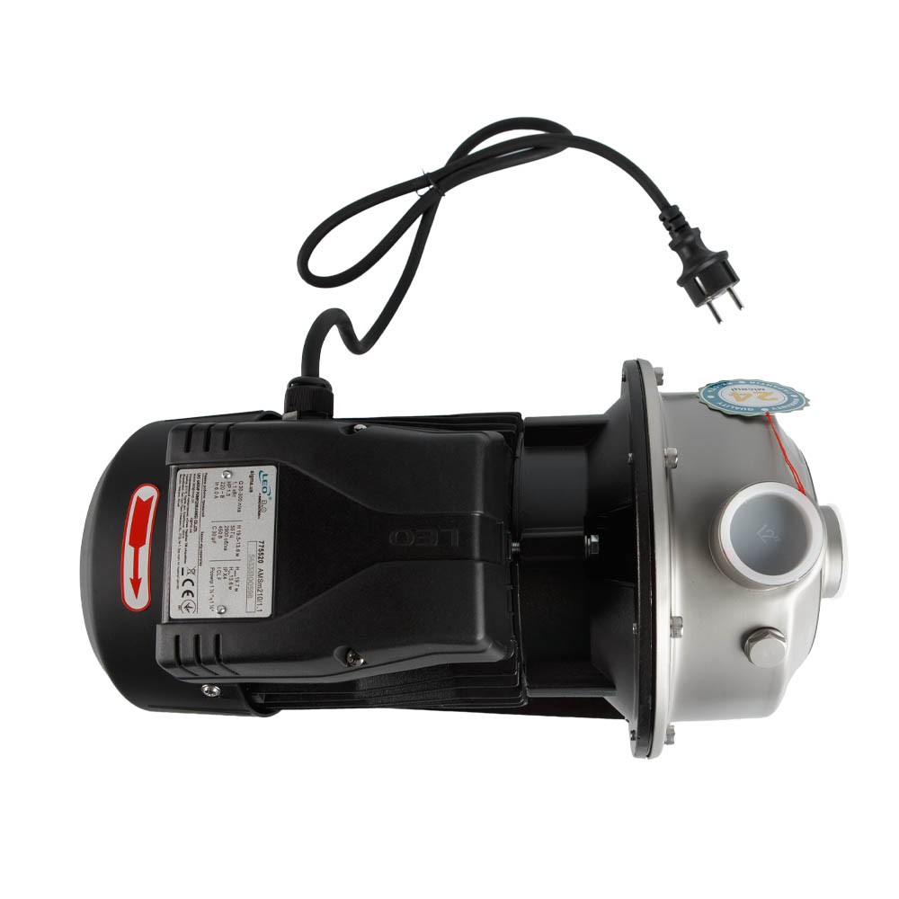 Насос Leo відцентровий 1.1кВт Hmax 19.7м Qmax 300л/хв (нерж) 3.0