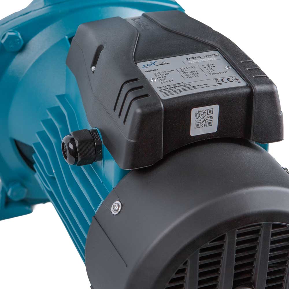 Насос Leo відцентровий 380В 1.5кВт Hmax 22м Qmax 500л/хв 2" AC150B2