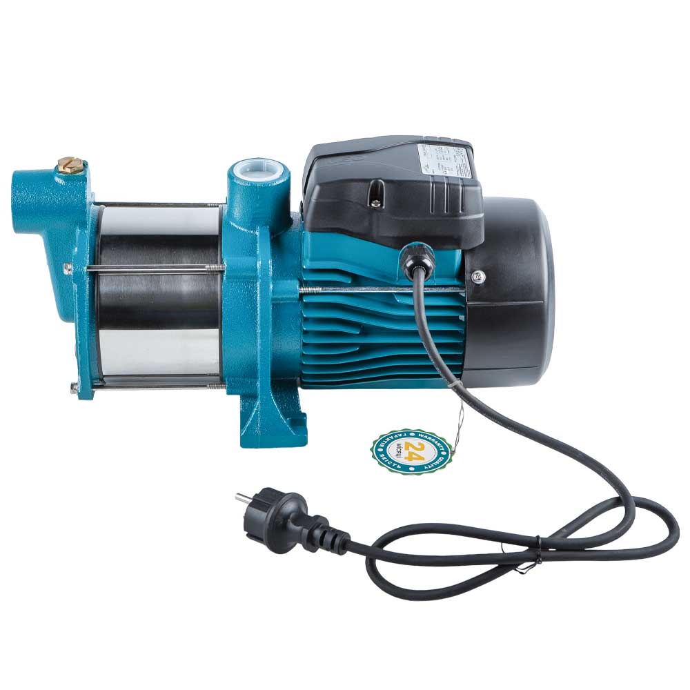 Насос Leo відцентровий багатоступінчастий 0.75кВт Hmax 45м Qmax 100л/хв нерж 3.0 4ACm100S