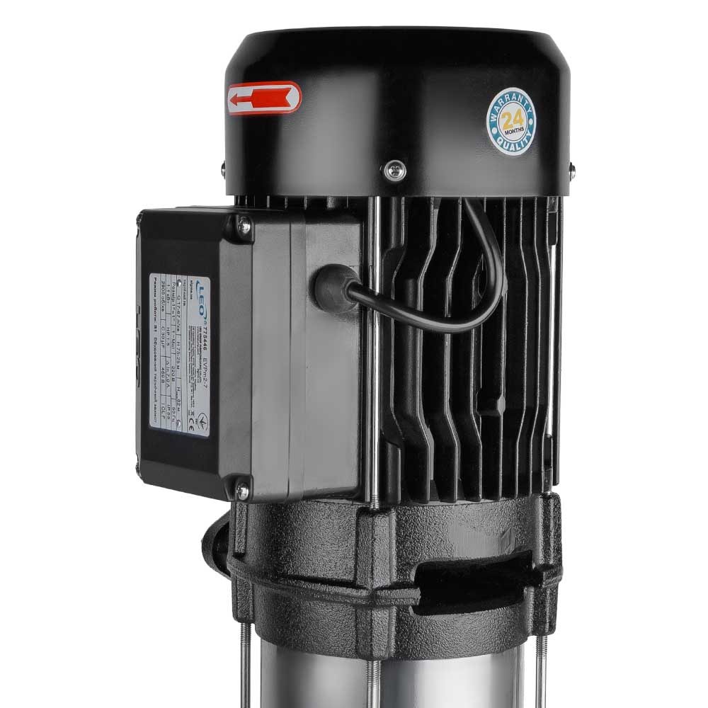 Насос Leo відцентровий багатоступінчастий вертикальний 1.1кВт Hmax 82м Qmax 67л/хв 3.0 EVPm2-7