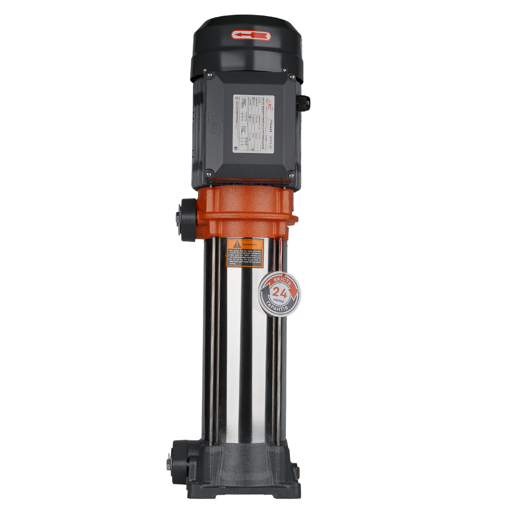 Насос Leo відцентровий багатоступінчастий вертикальний 380В 3.0кВт Hmax 78м Qmax 170л/хв 3.0 EVP6-8