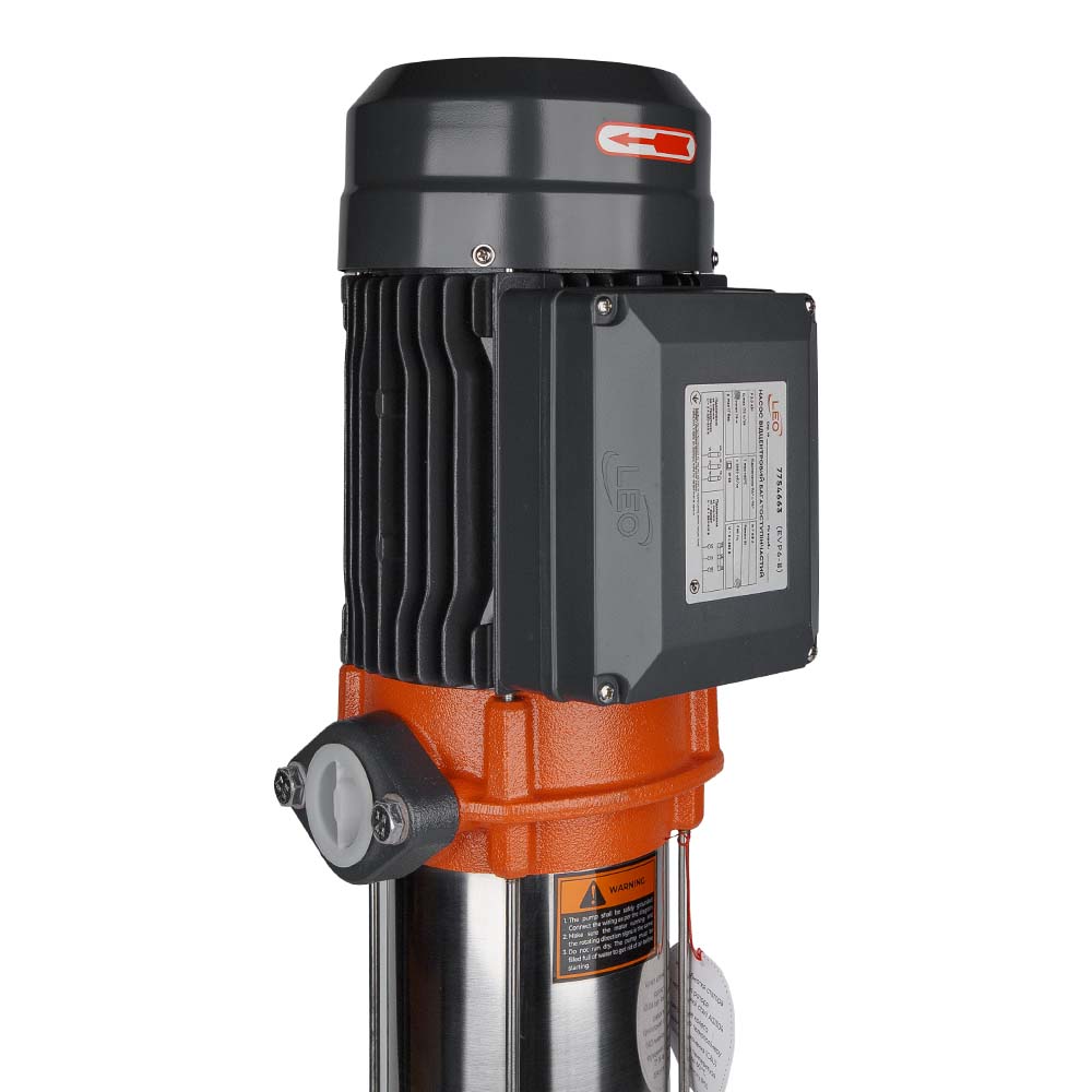 Насос Leo відцентровий багатоступінчастий вертикальний 380В 3.0кВт Hmax 78м Qmax 170л/хв 3.0 EVP6-8