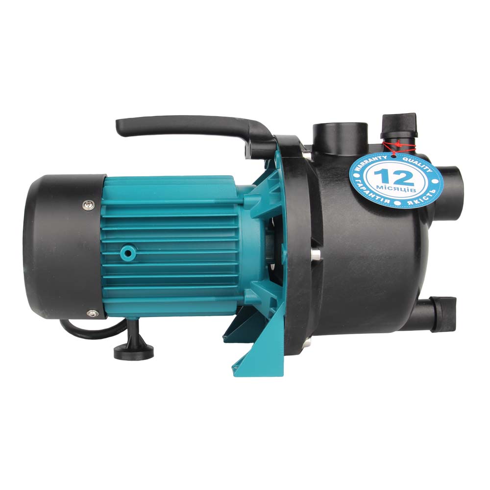 Насос Leo відцентровий самовсмоктуючий 0.6кВт Hmax 35м Qmax 50л/хв пластик EKJ-602P