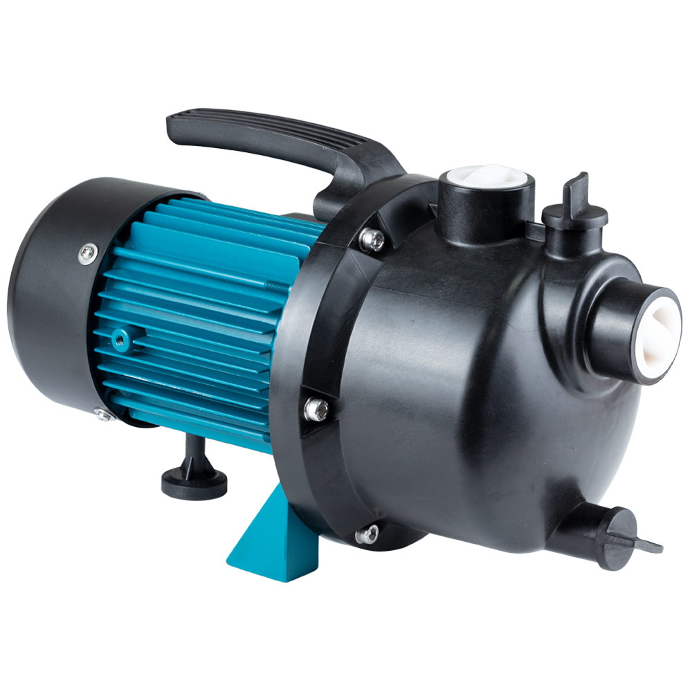 Насос Leo відцентровий самовсмоктуючий 0.8кВт Hmax 38м Qmax 58л/хв пластик EKJ-802P