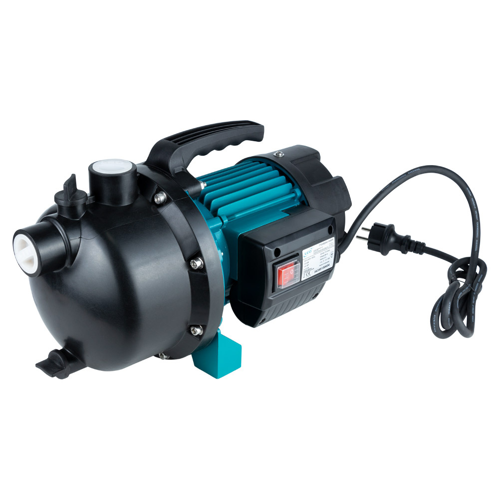 Насос Leo відцентровий самовсмоктуючий 1.2КВт Hmax 48м Qmax 80л/хв пластик EKJ-1202P