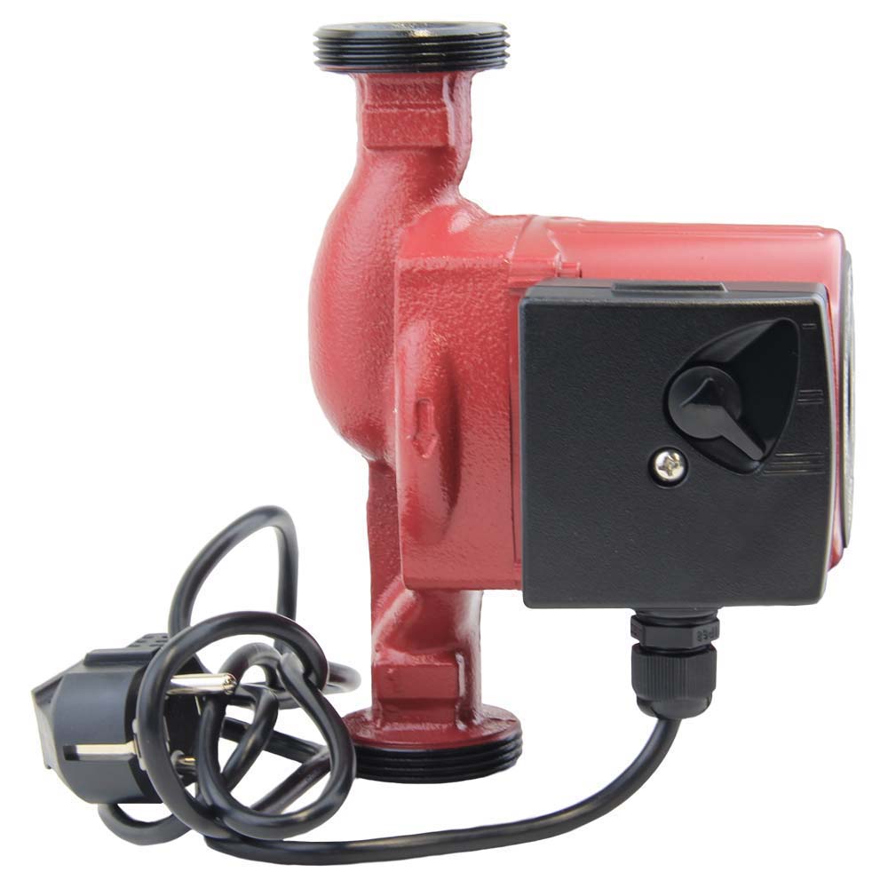 Насос циркуляционный Aquatica 130Вт Hmax 7м Qmax 87л/мин Ø1 1/2" 180 мм + гайки Ø1"