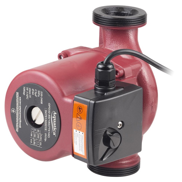 Насос циркуляційний Aquatica 245Вт Hmax 8м Qmax 200л/хв Ø2" 180 мм + гайки Ø1 1/4"