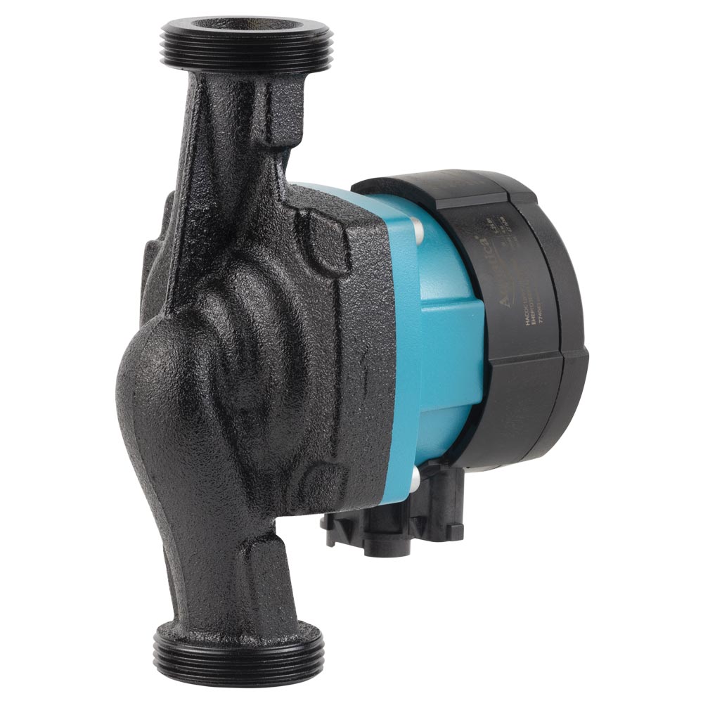 Насос циркуляційний Aquatica енергозберігаючий 5-25Вт Hmax 4м Qmax 47л/хв Ø1 1/2" 130 мм + гайки Ø1" GPA25-4/130 III