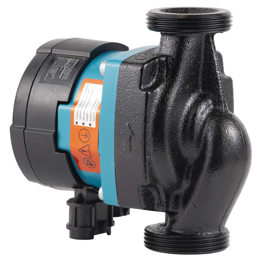 Насос циркуляційний Aquatica енергозберігаючий 5-60Вт Hmax 8м Qmax 63л/хв Ø1 1/2" 130 мм + гайки Ø1" GPA25-8/130 III