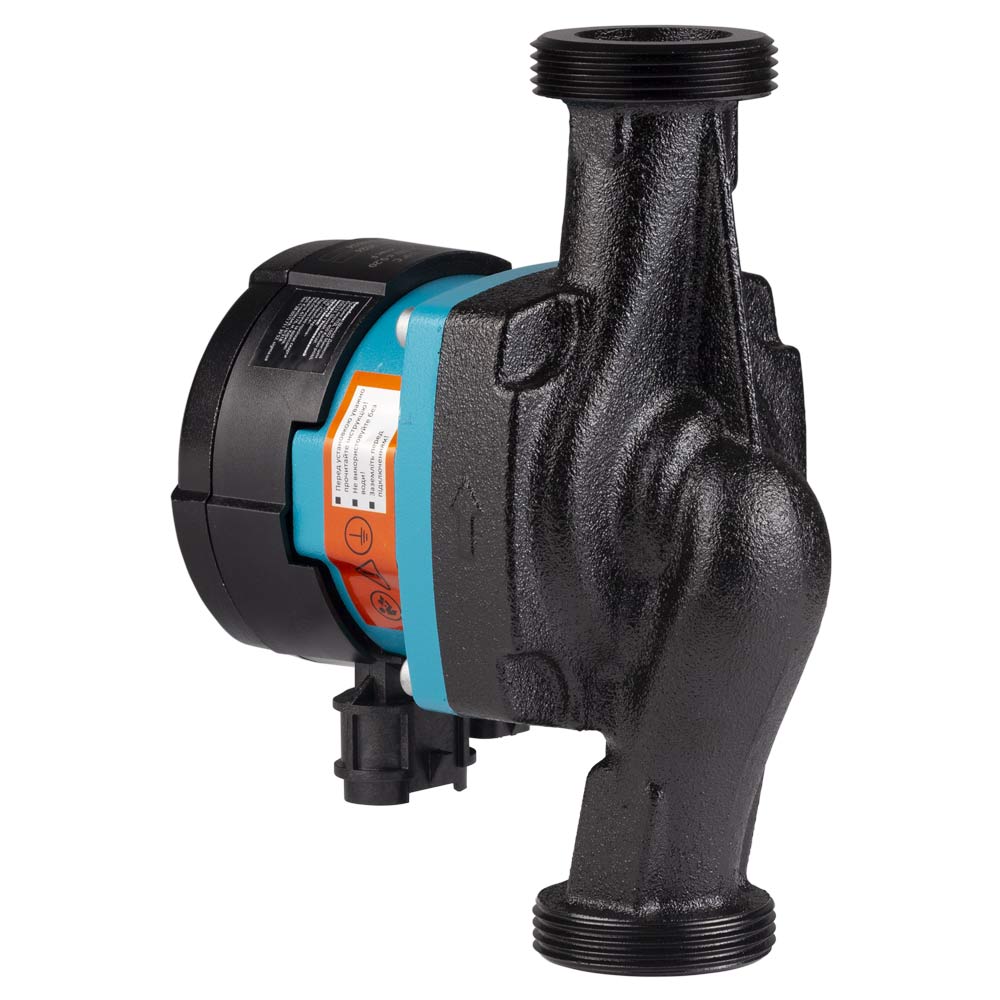 Насос циркуляційний Aquatica енергозберігаючий 5-60Вт Hmax 8м Qmax 63л/хв Ø1 1/2" 180 мм + гайки Ø1" GPA25-8/180 III