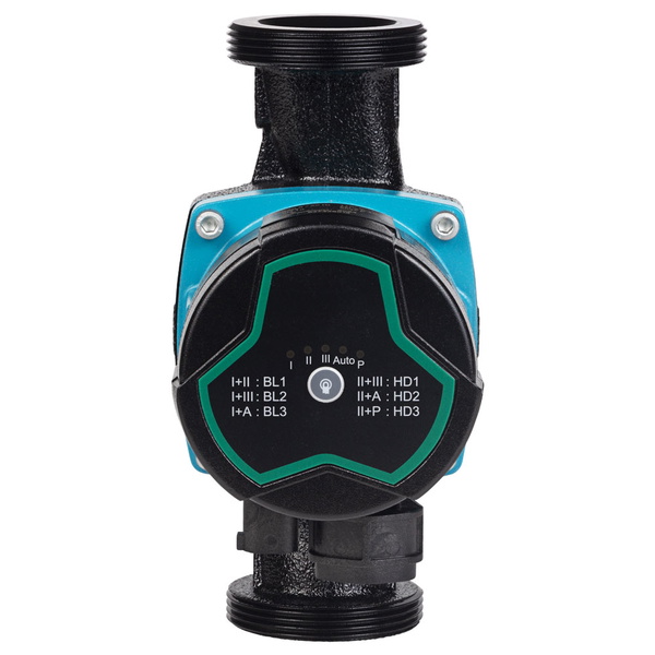 Насос циркуляційний Aquatica енергозберігаючий 5-90Вт Hmax 8м Qmax 73л/хв Ø2" 180 мм + гайки Ø1 1/4" GPA32-8/180 III