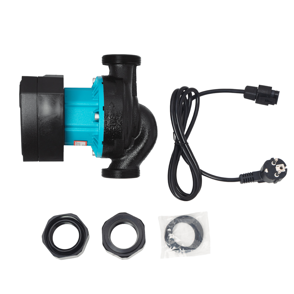 Насос циркуляційний Aquatica енергозберігаючий 6-90Вт Hmax 6м Qmax 108л/хв Ø2" 180 мм + гайки Ø1 1/4" GPA32-6/180 IV