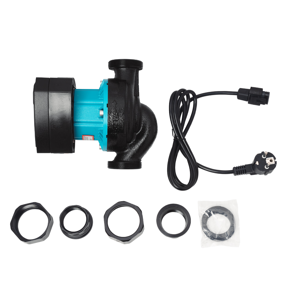 Насос циркуляційний Aquatica енергозберігаючий 6-90Вт Hmax 6м Qmax 92л/хв Ø1 1/2" 180 мм + гайки Ø1" GPA25-6/180 IV