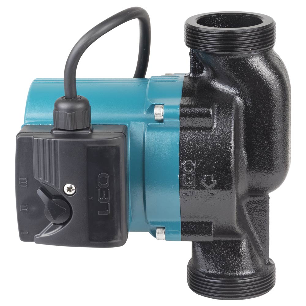 Насос циркуляційний Leo 270Вт Hmax 8м Qmax 170л/хв Ø2" 180 мм + гайки Ø1 1/4" 3.0 LRP32-80/180