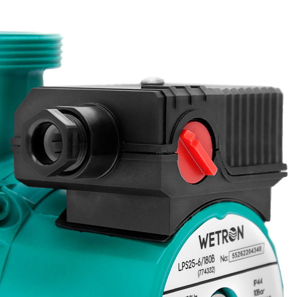 Насос циркуляційний Wetron 100Вт Hmax 6м Qmax 50л/хв Ø1 1/2" 180 мм Ø1" LР325–4/180С