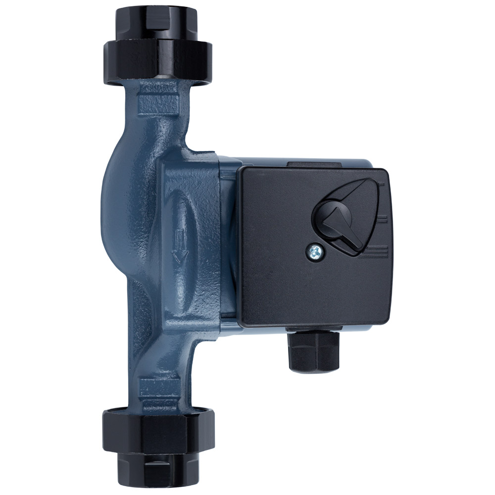 Насос циркуляционный Wetron 65Вт Hmax 4м Qmax 63л/мин Ø1 1/2" 180 мм + гайки Ø1"