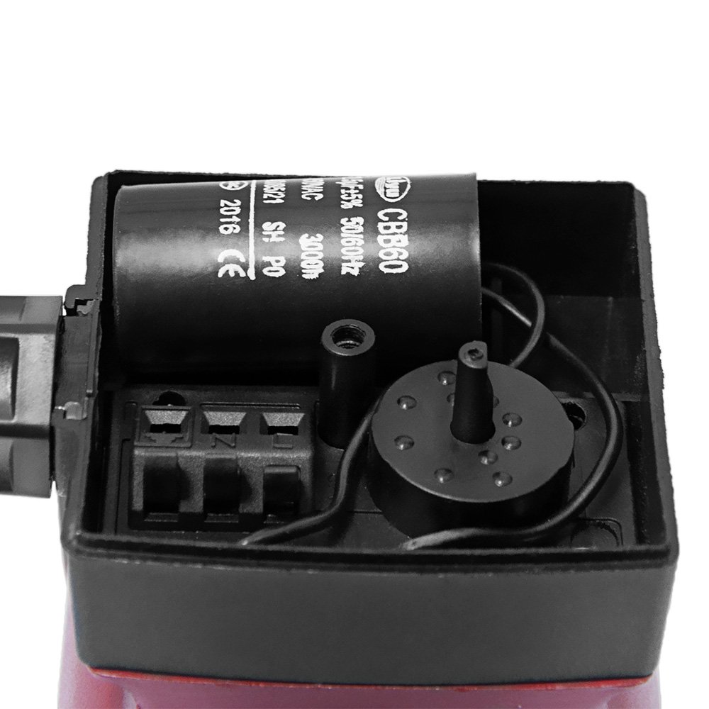 Насос циркуляційний Wetron 75Вт Hmax 4м Qmax 40л/хв Ø1 1/2" 180 мм бордо + гайки Ø1" LР525–4/180В