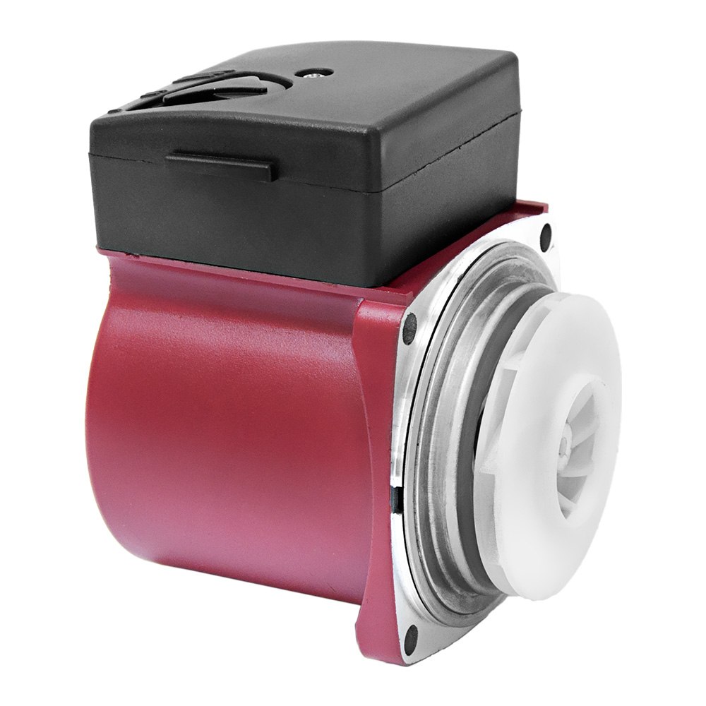 Насос циркуляційний Wetron 75Вт Hmax 4м Qmax 40л/хв Ø1 1/2" 180 мм бордо + гайки Ø1" LР525–4/180В