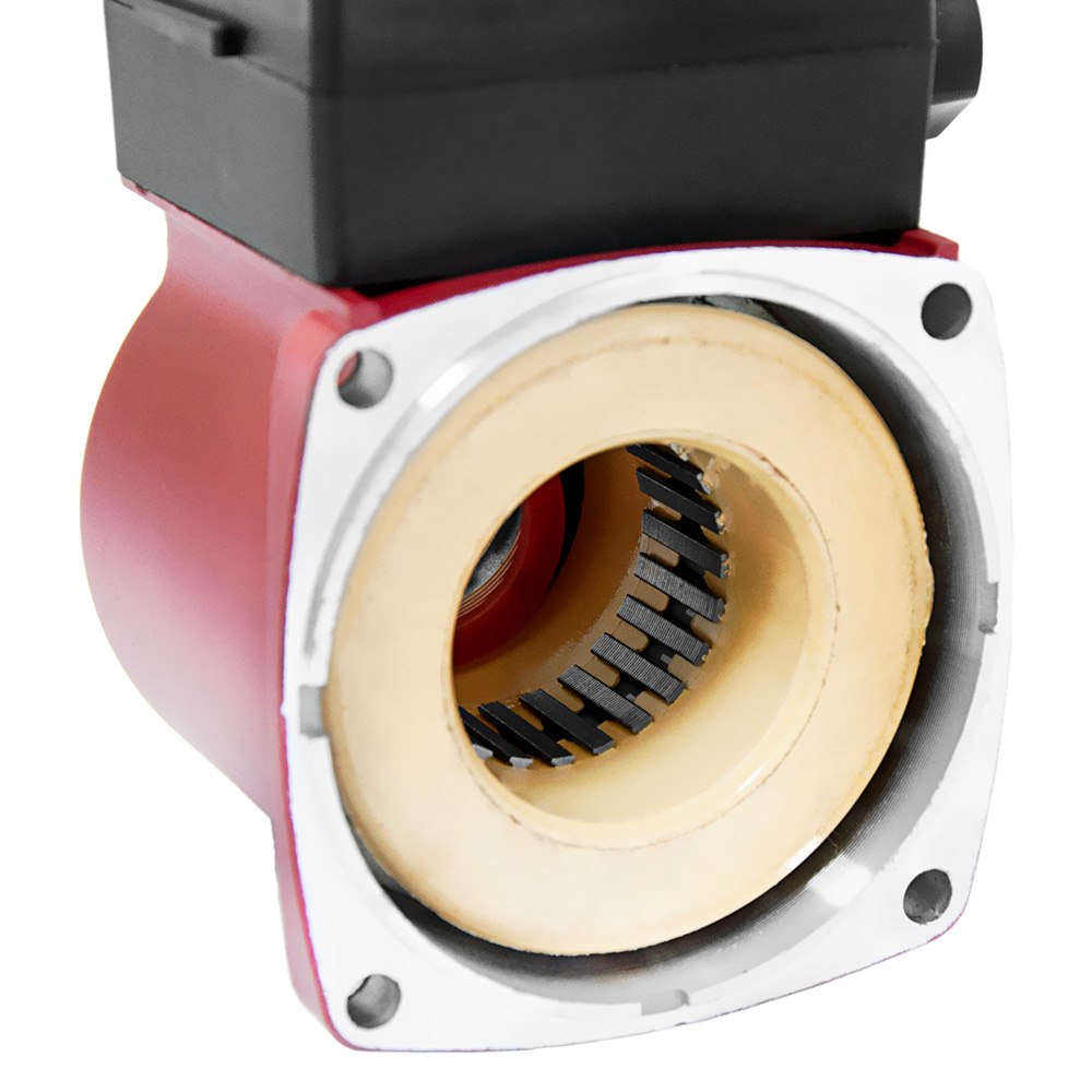 Насос циркуляційний Wetron 75Вт Hmax 4м Qmax 40л/хв Ø1 1/2" 180 мм бордо + гайки Ø1" LР525–4/180В