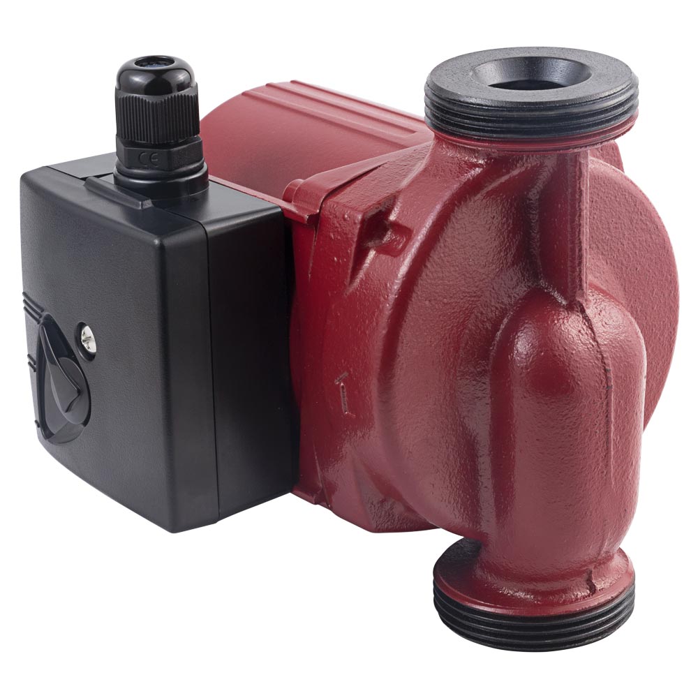 Насос циркуляційний Aquatica 100Вт Hmax 6м Qmax 75л/хв Ø1 1/2" 130 мм + гайки Ø1"