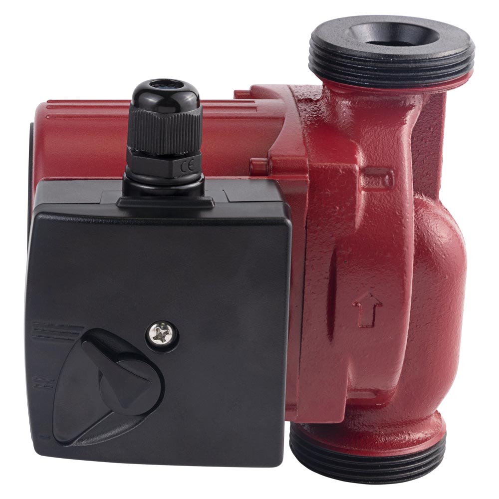 Насос циркуляційний Aquatica 100Вт Hmax 6м Qmax 75л/хв Ø1 1/2" 130 мм + гайки Ø1"