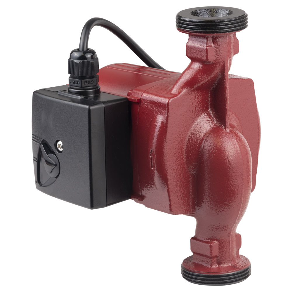 Насос циркуляційний Aquatica 100Вт Hmax 6м Qmax 75л/хв Ø1 1/2" 180 мм + гайки Ø1"