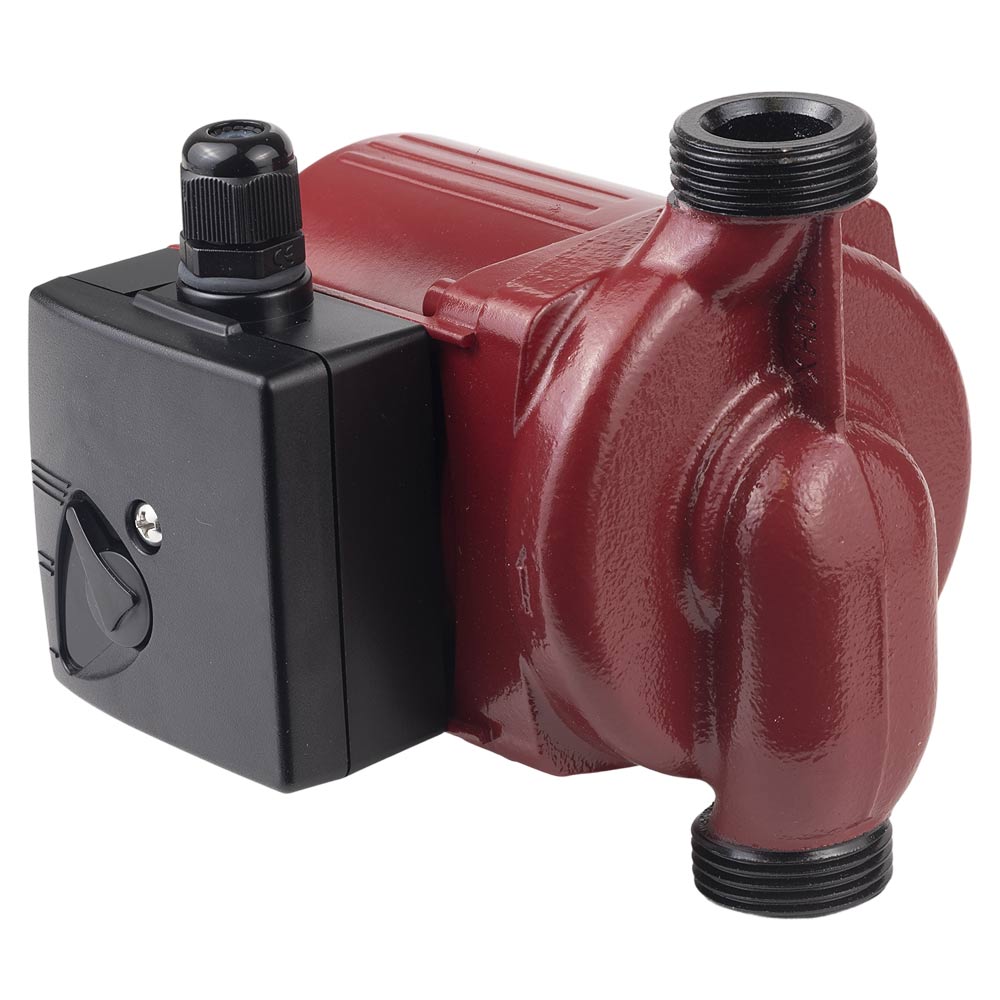 Насос циркуляционный Aquatica 100Вт Hmax 6м Qmax 75л/мин Ø1" 130 мм + гайки Ø3/4"