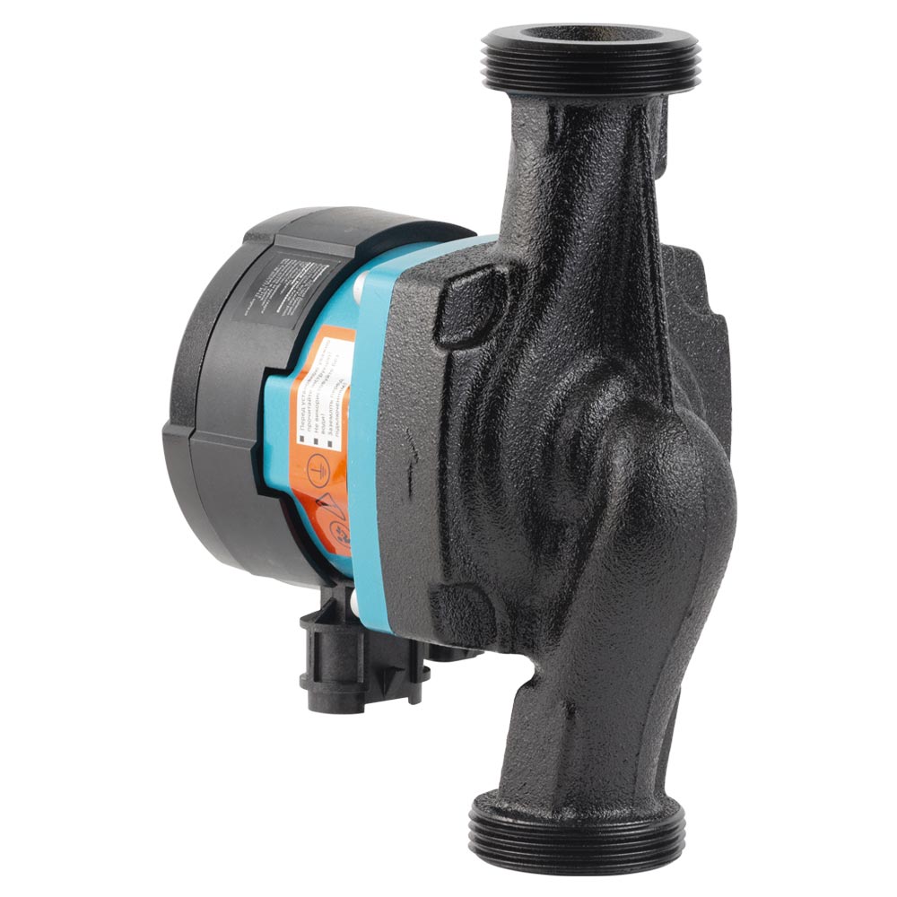 Насос циркуляційний Aquatica енергозберігаючий 5-25Вт Hmax 4м Qmax 47л/хв Ø1 1/2" 180 мм + гайки Ø1" GPA25-4/180 III