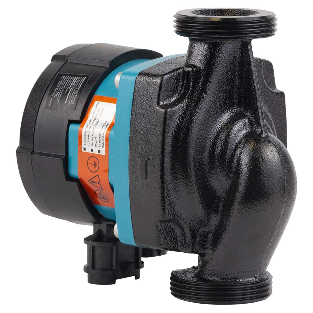 Насос циркуляційний Aquatica енергозберігаючий 5-39Вт Hmax 6м Qmax 53л/хв Ø1 1/2" 180 мм + гайки Ø1" GPA25-6/180 III