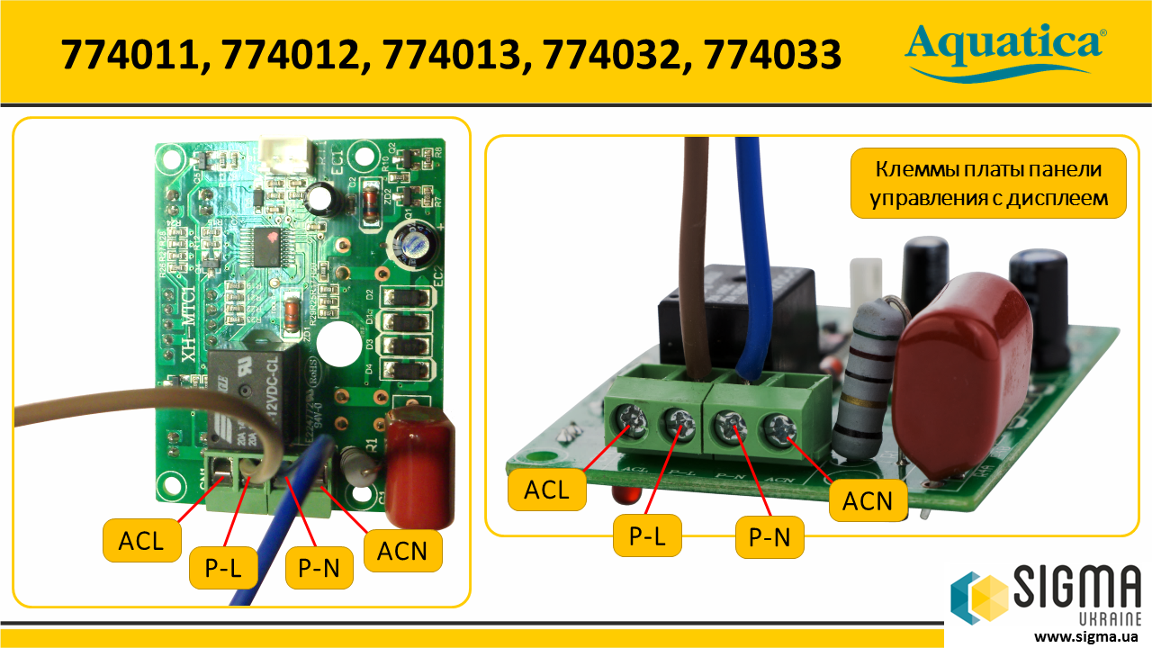 Насос циркуляційний Aquatica з термодатчиком 65Вт Hmax 4м Qmax 63л/хв Ø1 1/2" 180мм + гайки Ø1"