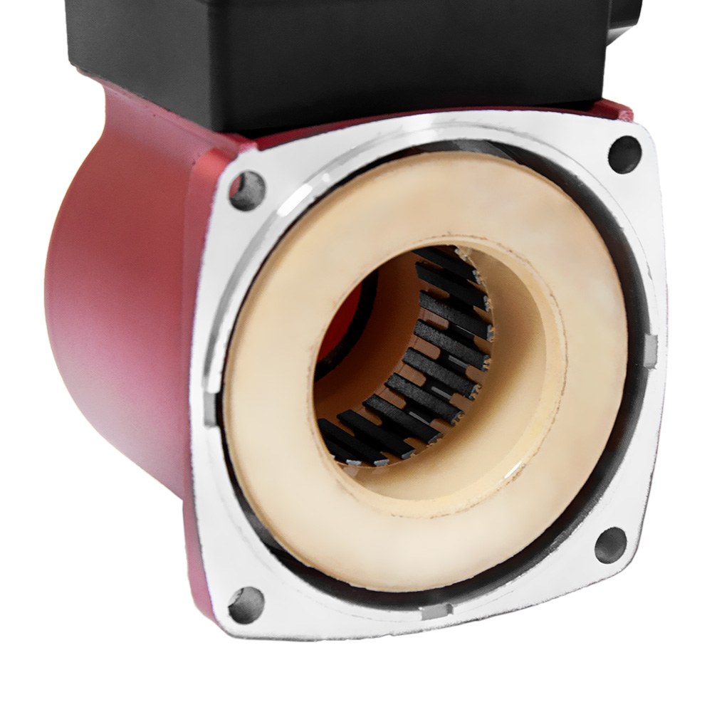 Насос циркуляційний Wetron 100Вт Hmax 6м Qmax 50л/хв Ø1 1/2" 180 мм бордо + гайки Ø1" LР525–6/180В