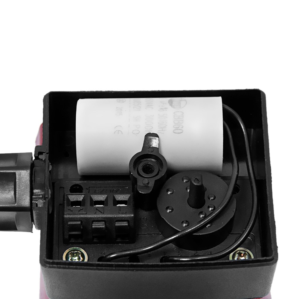 Насос циркуляційний Wetron 100Вт Hmax 6м Qmax 50л/хв Ø1 1/2" 180 мм бордо + гайки Ø1" LР525–6/180В