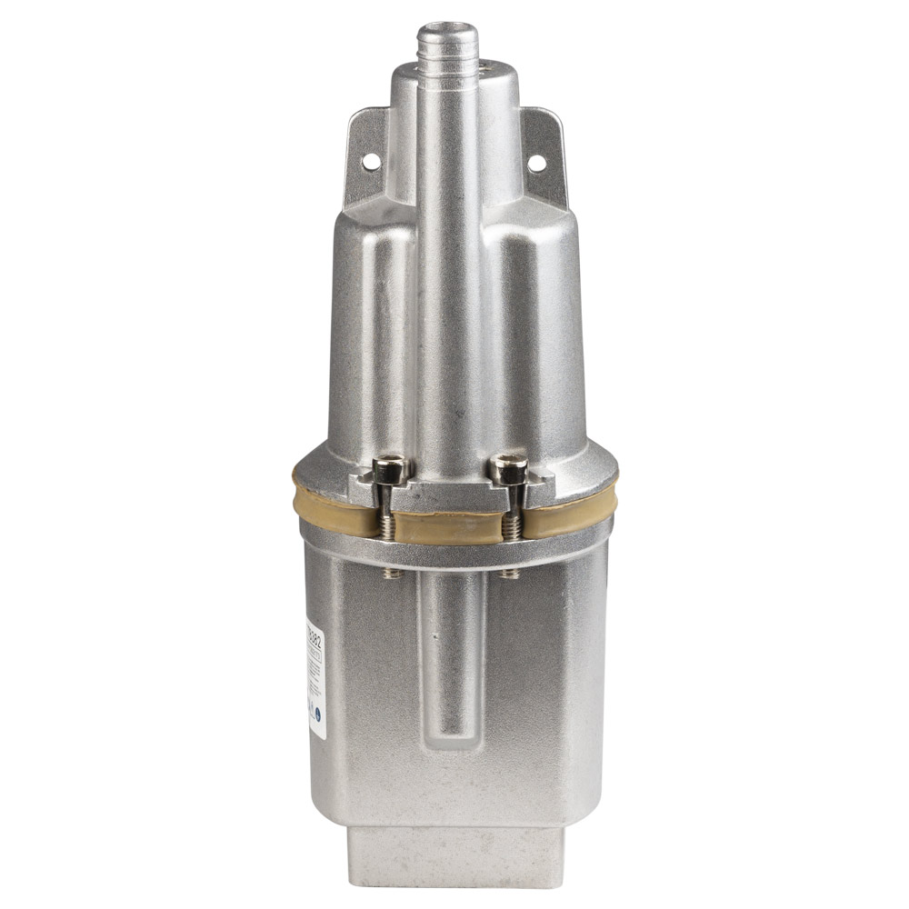 Насос Wetron вібраційний 0.25кВт H 75м Q 18л/хв Ø100мм 10м кабелю верхній вхід WVM60