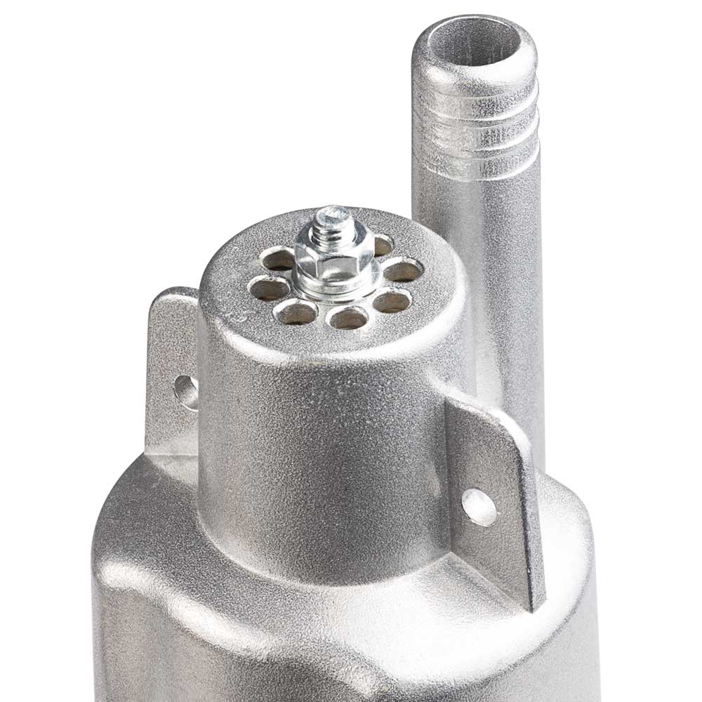 Насос Wetron вібраційний 0.25кВт H 75м Q 18л/хв Ø100мм 10м кабелю верхній вхід WVM60