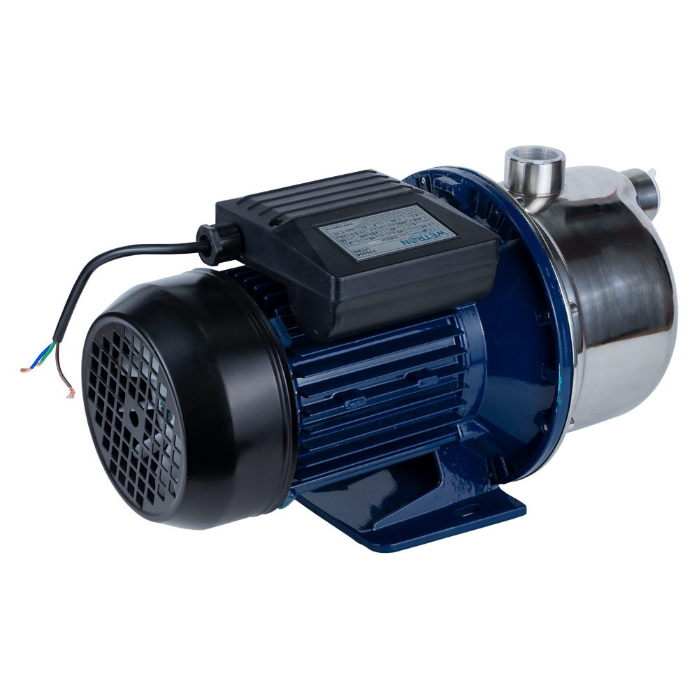 Насос Wetron відцентровий самовсмоктуючий 0.75кВт Hmax 42м Qmax 50л/хв нерж JETS80