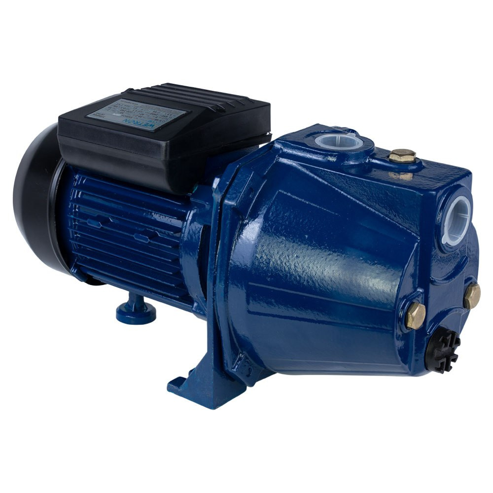 Насос Wetron відцентровий самовсмоктуючий 0.75кВт Hmax 45м Qmax 55л/хв JET80