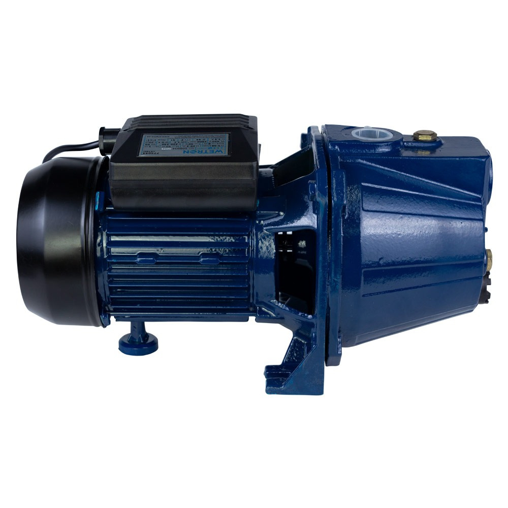 Насос Wetron відцентровий самовсмоктуючий 1.1кВт Hmax 50м Qmax 60л/хв JET100