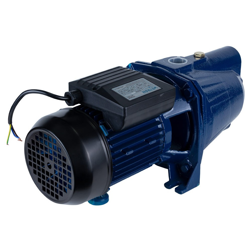 Насос Wetron відцентровий самовсмоктуючий 1.1кВт Hmax 52м Qmax 70л/хв JET100A