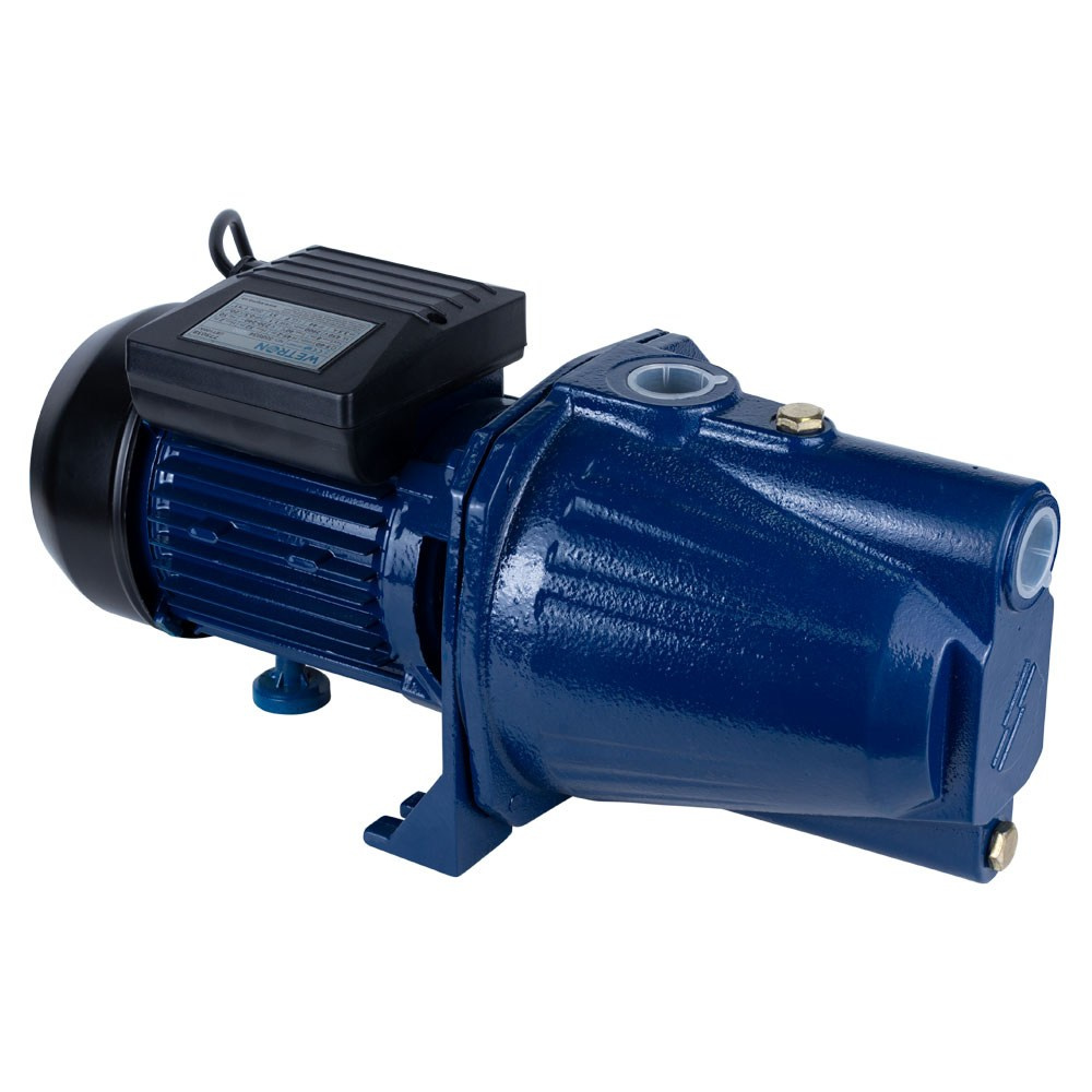 Насос Wetron відцентровий самовсмоктуючий 1.1кВт Hmax 52м Qmax 70л/хв JET100A