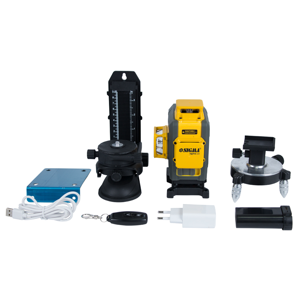 Нівелір лазерний Sigma самовирівнюючий 16 ліній 4 x 360°