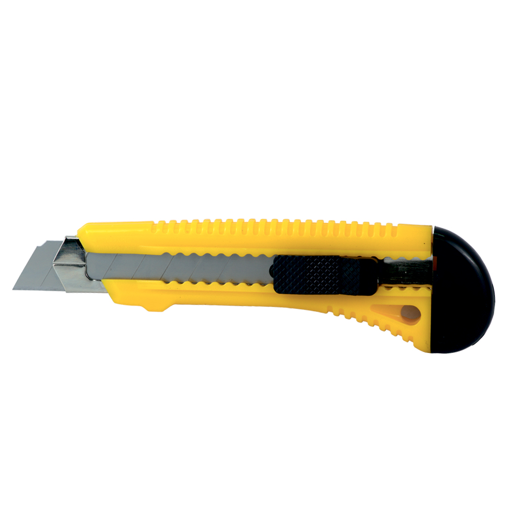 Ніж будівельний Sigma пластиковий корпус лезо 18 мм автоматичний замок посилений