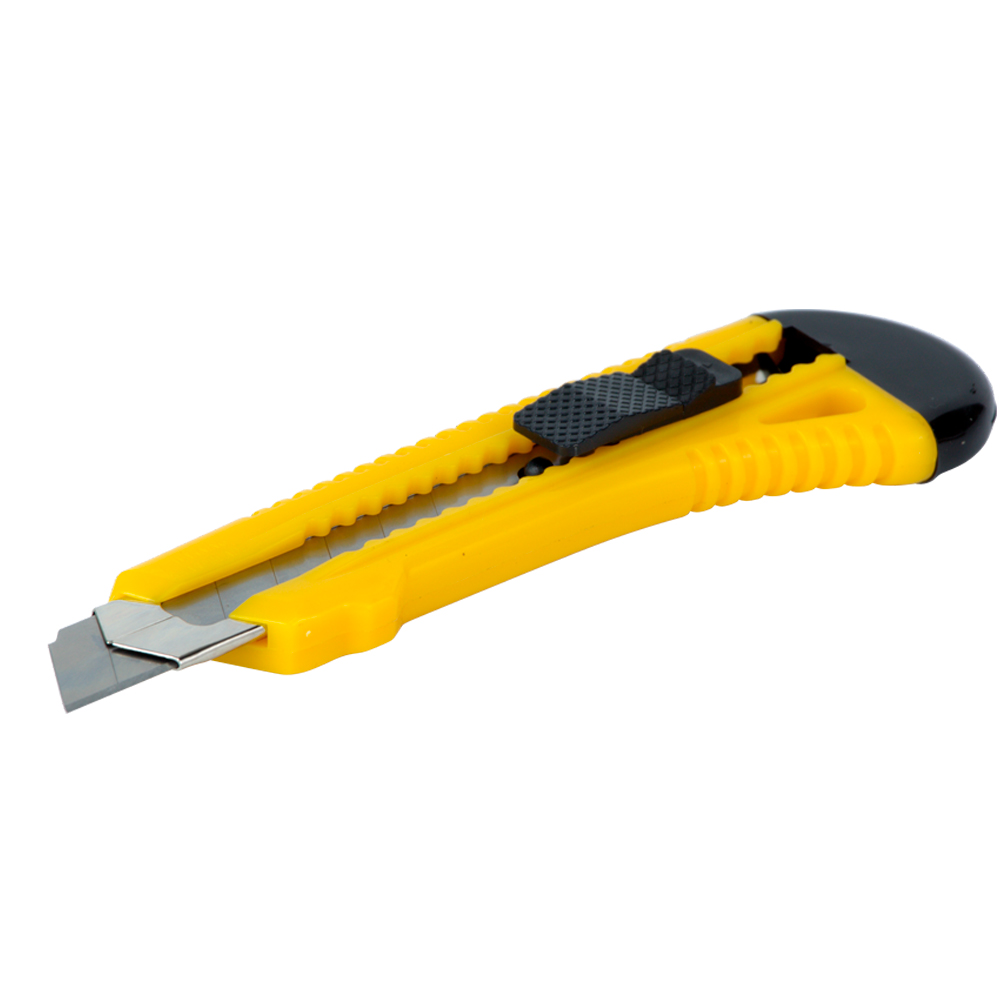 Ніж будівельний Sigma пластиковий корпус лезо 18 мм автоматичний замок посилений