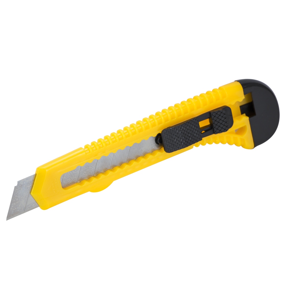 Ніж будівельний Sigma пластиковий корпус лезо 18 мм автоматичний замок